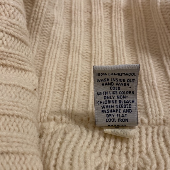 Gap wrap sweater, 100% lambs wool - Picture 3 of 5